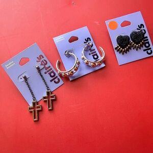 Claire's earring assortment